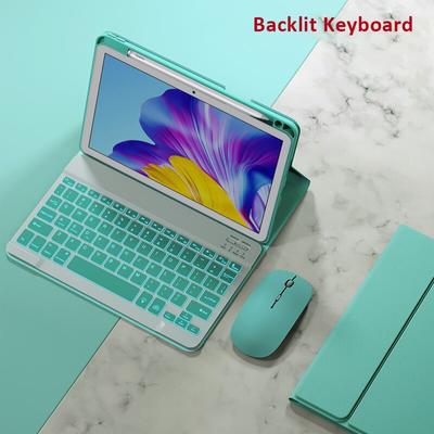 LED Keyboard Case for Huawei Matepad 11 10.4 Pro 10.8 M6 Case with Pencil Slot for Xiaomi Mipad 5 Pro  Cover PU Leather