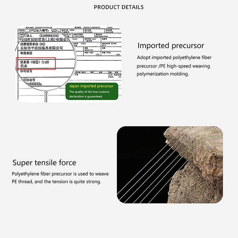 100M 8 Strands Pe Braided Fishing Wire Multifilament Strong Fishing Line Durable Travel Sea/Stream Fishing Line