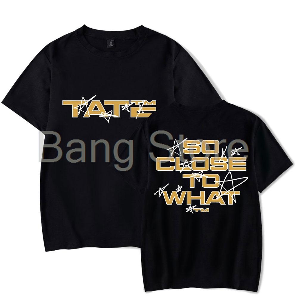 Tate Mcrae So Close To What Stars Short Sleeve Tee Women Unisex Crewneck Fashion Unisex Tshirt