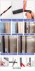 AMXIKIN Door Gap Tape, Door Gap Preventer, Soundproofing Gap, for Sliding Doors, Windows, Doors, and Entrances, with Double-Sided Tape, Approx. 6M Len