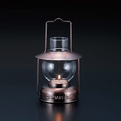 Captain Stag UK-517 CS Candle Lantern, Bronze, for Camping and Emergency Preparedness, Includes 1 Candle