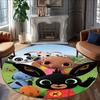 1pc Bing Bunny1 Design Printed Area Round Carpet for Bedroom Living Room Home Decor Rugs Mat Non Slip Mat Rug for Bedside