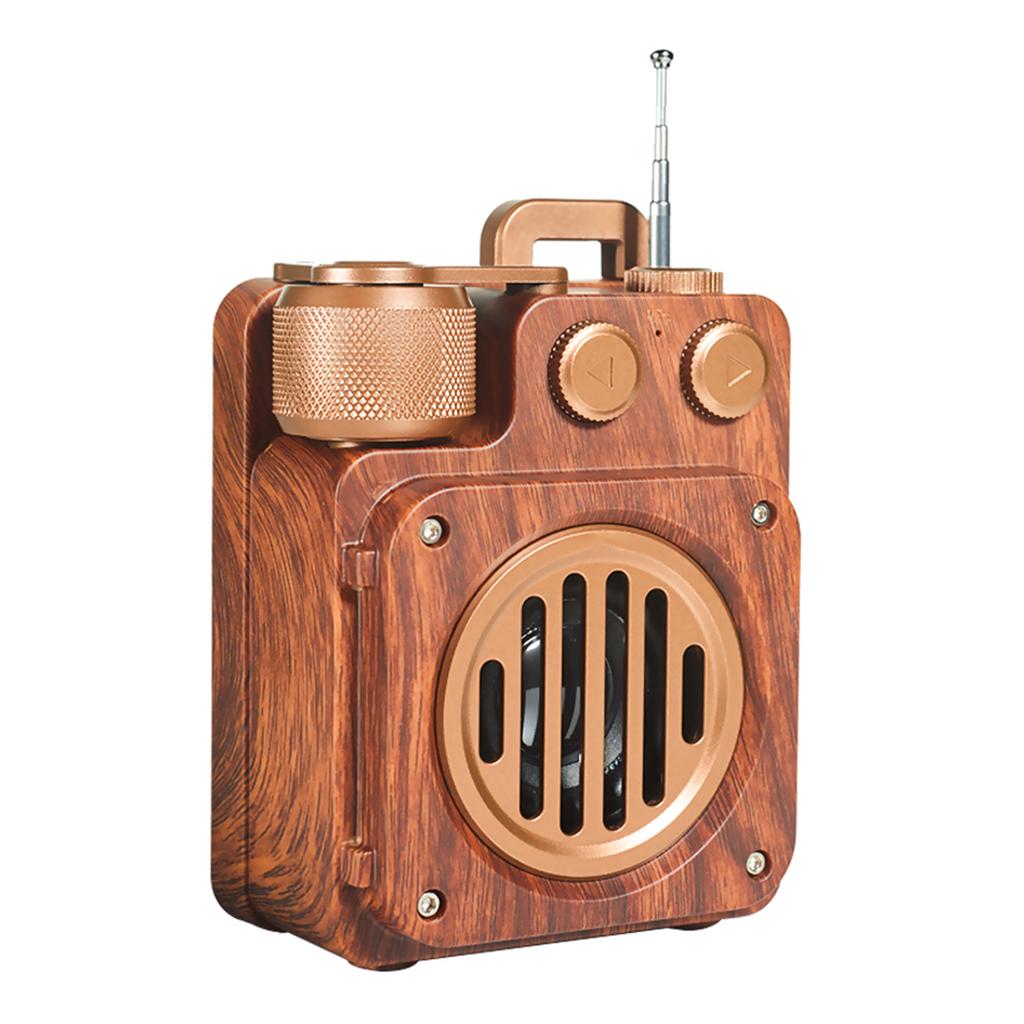 As20 Retro Bluetooth-compatible Speaker Outdoor Portable Wireless Strong Bass Fm Radio Built-in Microphone