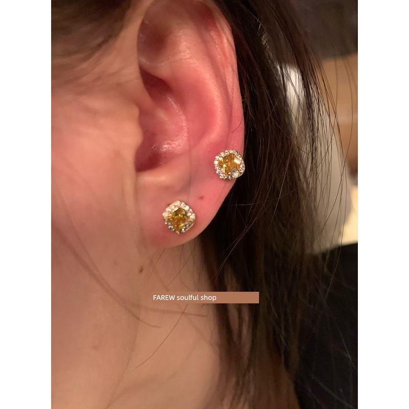 Niche Style Flash Fall and Winter Fancy Elegant Earrings