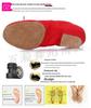 Women's Canvas Ballet Shoes - Soft Sole with Heel for Yoga, Dance, and Folk Practice