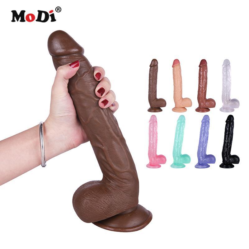 Gode ​​érotique en gelée douce, Plug Anal, pénis réaliste, forte ventouse, jouet pour adulte, point G, orgasme, jouets sexuels pour femmes