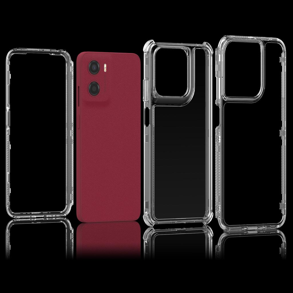 For Motorola Moto G05 4G/E15 4G Phone Case Acrylic TPU Clear Mobile Cover