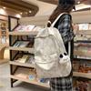 Japanese Ins Bear Print Student Schoolbag Female College Student Simple Backpack Female High School Trendy Girl Backpack