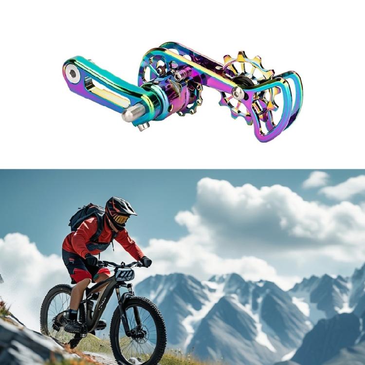 Folding Bike Chain Stabilizers Bike Chain Tensioner Guide Roller Cycling Bicycles Chain Guide Pulley Single Speed Adjuster