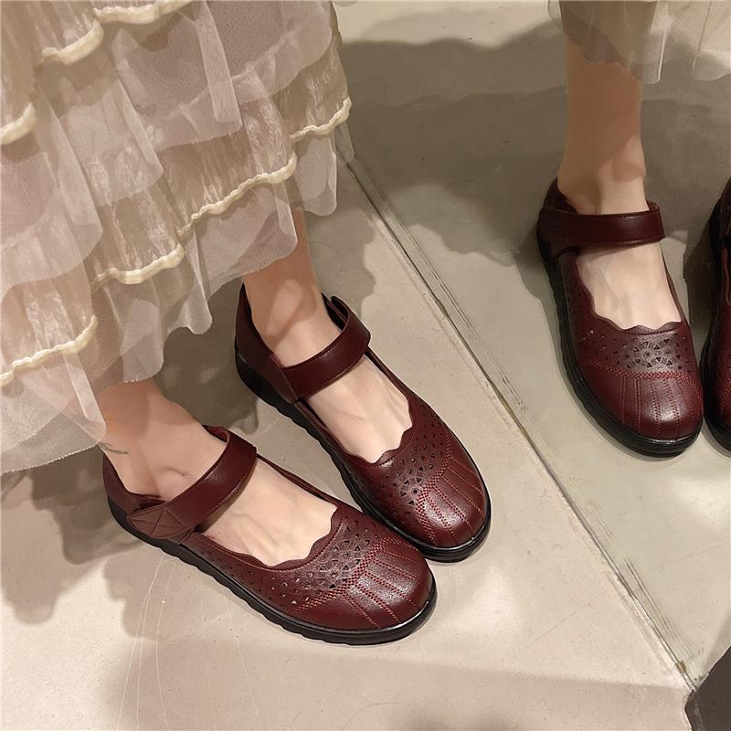Scarpe da Donna in Rete Scarpe Singole Traforate Traspiranti Antiscivolo Sandali