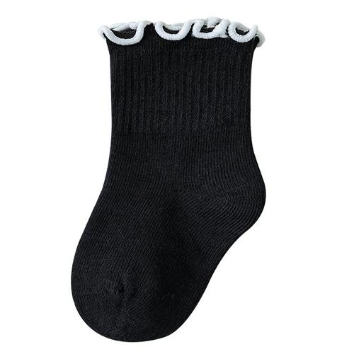 Lawadka Children's Girls Socks Cotton Dot Solid Kids Girl Sock Fashion Princess Baby Socks For Girls Autumn Winter 0-12Years