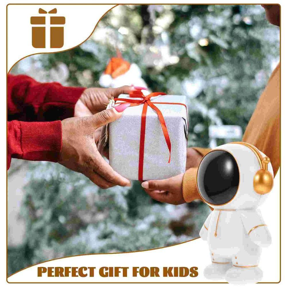 Mit Licht Astronaut Spardosen Große Kapazität Sammlung Ornament Heimdekoration