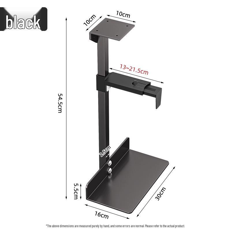Under-Desk Metal Bracket for Desktop Computer Tower