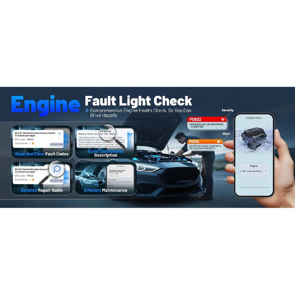 XTOOL AD20PRO OBD2 Bluetooth Diagnostic Scanner Full System Car Scanner Oil Reset Battery Tests Code Reader AD20Pro OBD2 Scanner