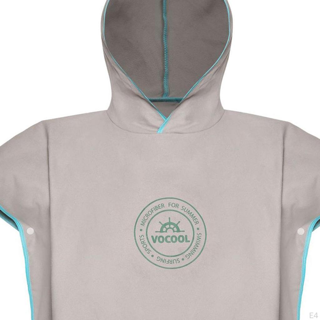 Changing Poncho Microfiber Multifunctional Sturdy Accessories Beach Gifts Absorbent Quick Dry Hooded