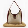 HERMES Sako Shoulder Bag vintage beige Tower ash/Calfskin Women Used