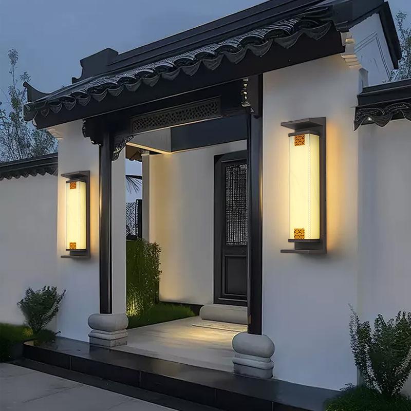 Solar Italian-Style Courtyard Wall Light – Waterproof, No Wiring Needed