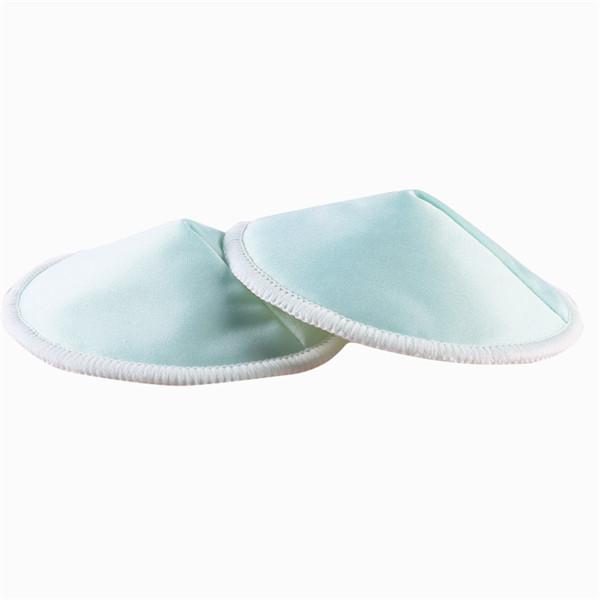 

2 шт., мягкие моющиеся многоразовые накладки из бамбукового волокна для кормления грудью, абсорбент для грудного вскармливания, водостойкая тканевая прокладка для сухости светло-синий
