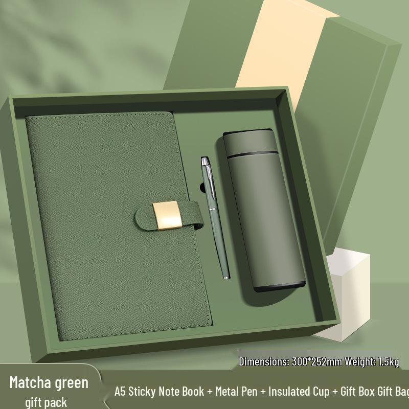 Customized Logo Laptop Gift Set: Thickened Notebook with Clasp, Perfect for Business Office Culture Gifts
