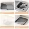 Multi-functional Seasoning Box Kitchen Storage Rack Seasoning Bottle Condiment Storage Rack Seasoning Tank Knife and Tableware Storage Box