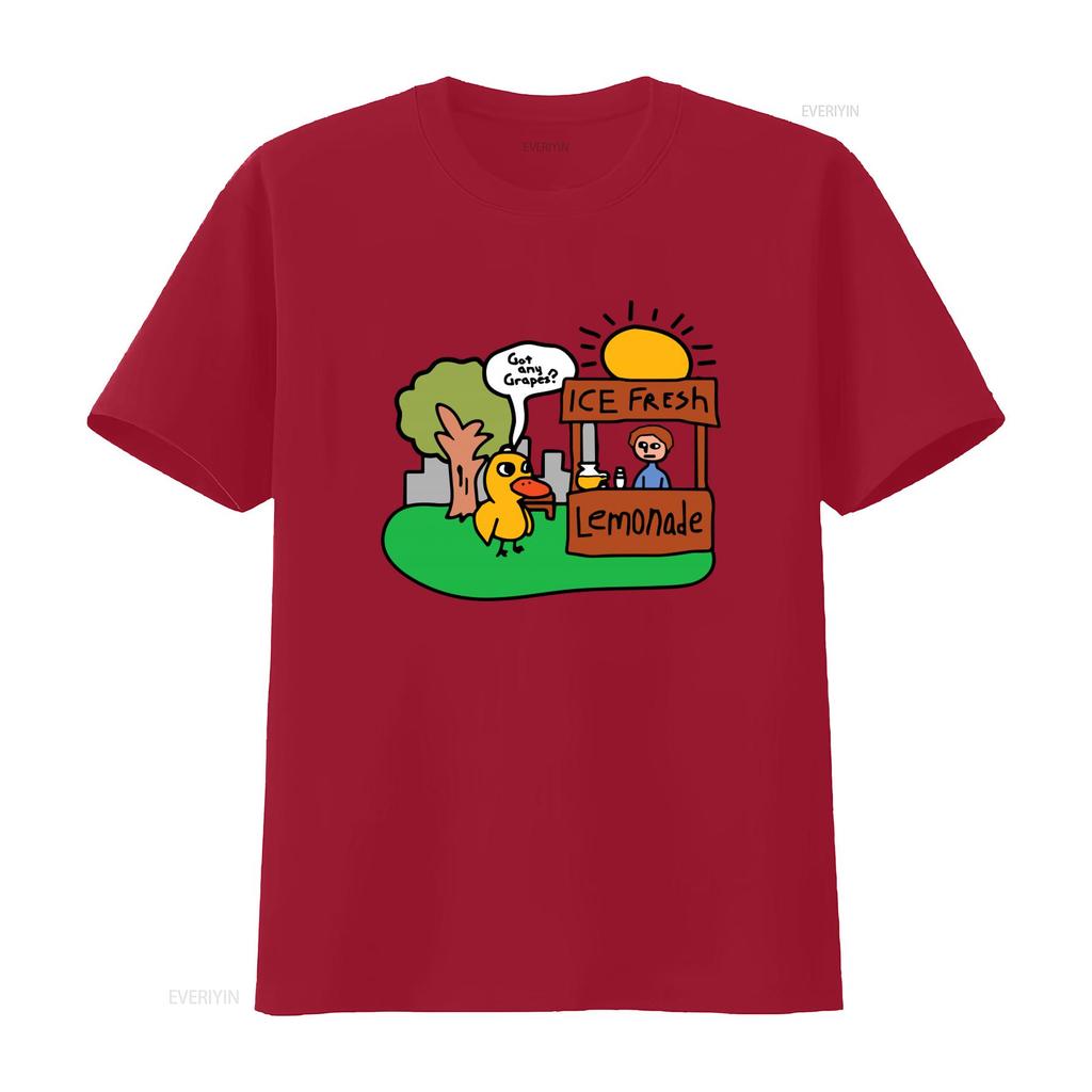 Hast du Trauben Zitronenlimonade Lustiges Entenlied Humor Kinder Limitierte Auflage Bestseller Meme T-Shirt P1597 Vintage Stilvoll