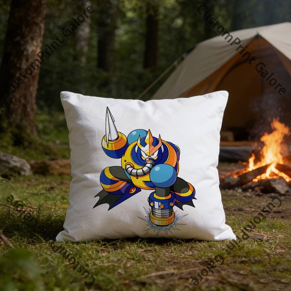 MMegaS NNapalm Man  Polyester Printed Pillow Cover Square       cm Soft for Sofa Bed Car Home Decor
