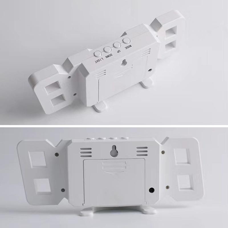 3D Simple Clock LED Alarm Clock Living Room 3D Wall Clock Digital Clock
