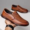 Pantofi Bărbați Cusuți Manual din Piele Naturală Tip Slip On Business Formal Ocazie Nuntă Petrecere Încălțăminte Timp Liber Oficial Pantofi de Bord