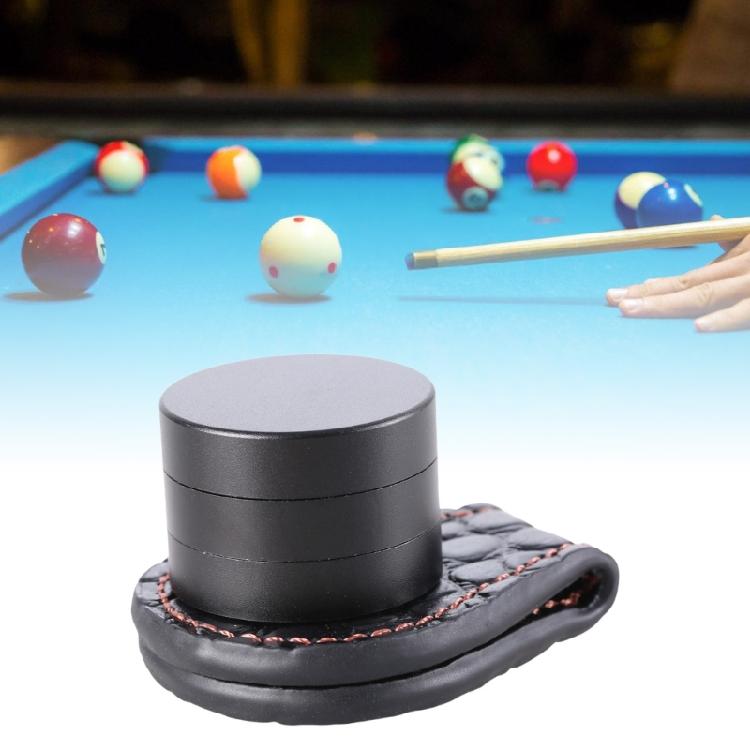 Leather Magnetic Belt Clip Chalk Holder Portable Leather Chalk Bag Chalk Clip Pool Billiards Snooker Accessories