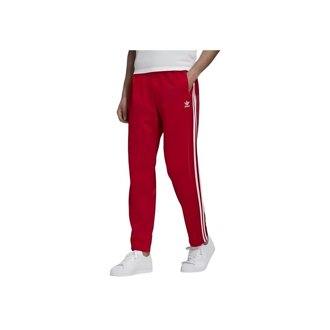 

Adidas Originals Firebird Striped Elastic Casual Versatile Sports Pants Men Pants Red GF0216 XL