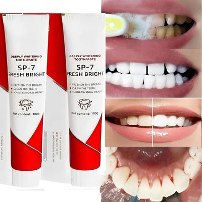 SP-7 zubní pasta Řízení ústního zdraví Hluboce probiotická bělící zubní pasta Fresh Breath Trojité bělení zubů Produkt