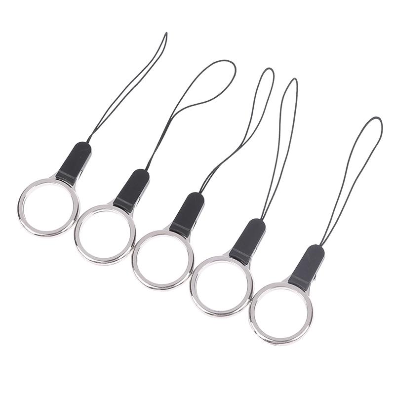 5Pcs High Quality Mobile Phone Finger Ring Holder Lanyard Fashion Smartphone Strap Cell Phone Accessory