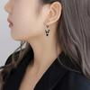Temperament Ear Ornaments Heart Shape Ear Buckle Niche Dangle Earrings  Daily Wear