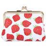 Sunstar Stationery Clasp A S2323818 Pouch, Purse, ICHIGO, Strawberry, Pattern,