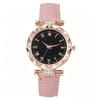 Ladies Light Luxury Diamond Starry Sky Roman Face Quartz Watch Belt Women'S Watch Fashion Roman Numeral Watch