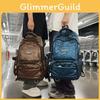Color Fashionable Solid Embossed Texture Student Backpack For Use University