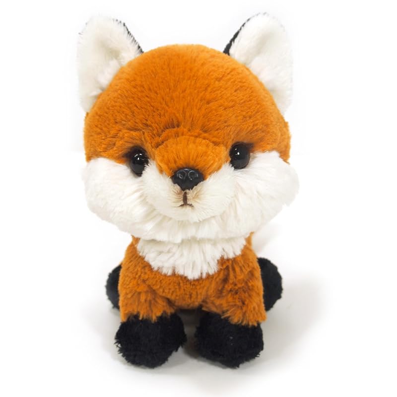 SunLemon Fluffy Fox Small Plush Toy, 18 X 9.5 X 14cm, Animal, P-8491