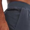 Under Armour Solid Color Elastic Training Shorts Men Bottoms Grey 1374765-044