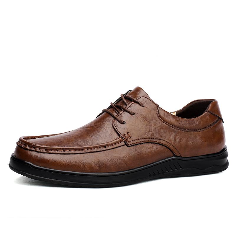 2024 Spring Autumn Hot Selling Retro Brown Men's Oxford Shoes Office Business Shoes Men's Outdoor Driving Shoes Free Delivery