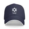 Personalized Israel Flag Baseball Cap Men Women Breathable Hanukkah Jewish Israeli Dad Hat Streetwear