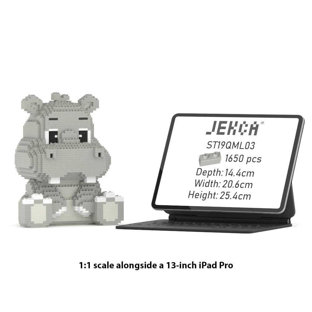 JEKCA Jekka Block Blocky Hippo 01S ST19QML03