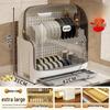 Lan Tuan Nordic Foldable Kitchen Dish Drying Rack & Storage Shelf