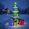 Giant Inflatable Christmas Tree | CandyThemed Accents, with Gift Boxes,