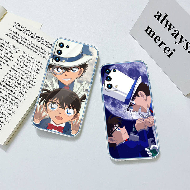 JO17 Detective Conan Phone Case for Motorola E22S E7 G6 G7 G8 G9 Plus Power Play G10 G20 G04 E30 E40 E22 E20 E13 G22 G23 G Stylus Play
