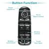 ACROPIX Front Left Driver Side Power Window Switch Window Control Switch Fit for Porsche Cayenne 2011-2014 for Porsche Panamera 2010-2015