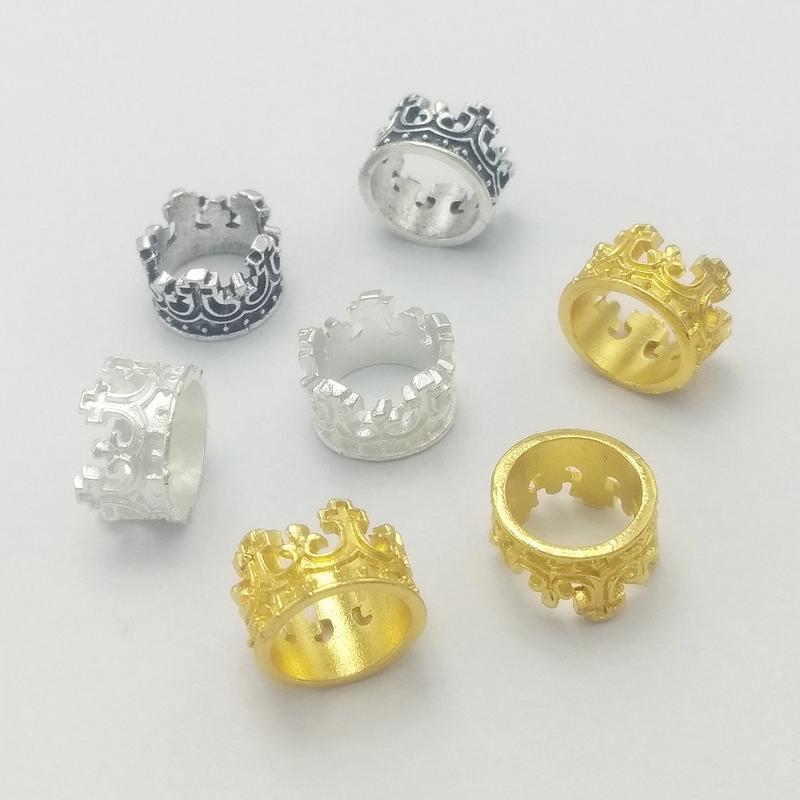 10ks Mini Metal Crown Modely Hračky Panenky Příslušenství Pokrývky hlavy pro mini panenky