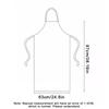Waterproof Oil Proof Aquaculture Extended PU Leather Apron Thickening Kitchen Canteen Restaurant Labor Protection Home Appliance
