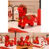 Year Of The Horse Plush Toy With Pp Cotton Fill For Lunar New Year Gift Collection