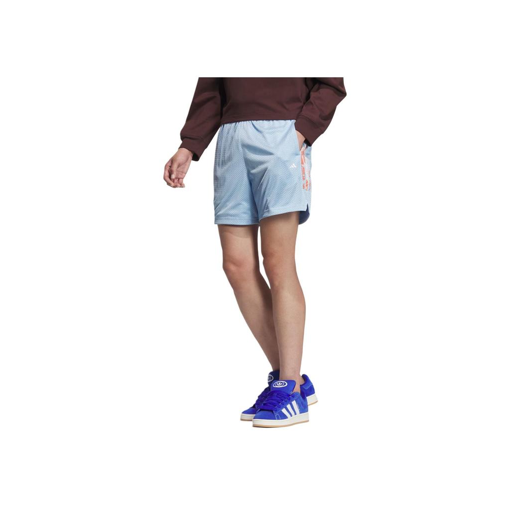 Adidas SS24 Side Stripe Outdoor Casual Sports Basketball Shorts Men Shorts Pink Blue JI9760