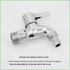 Minxi Wall-Mounted Quick-Open Copper Washing Machine Faucet (2-Pack)